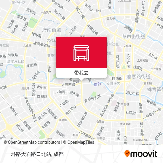 一环路大石路口北站地图