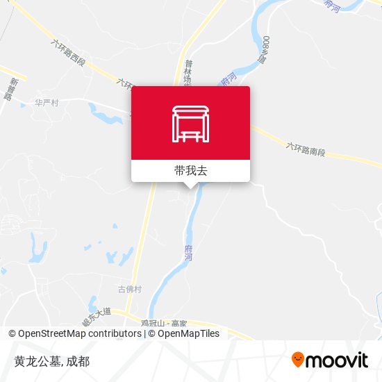 黄龙公墓地图