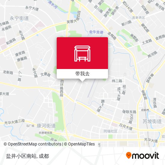 盐井小区南站地图