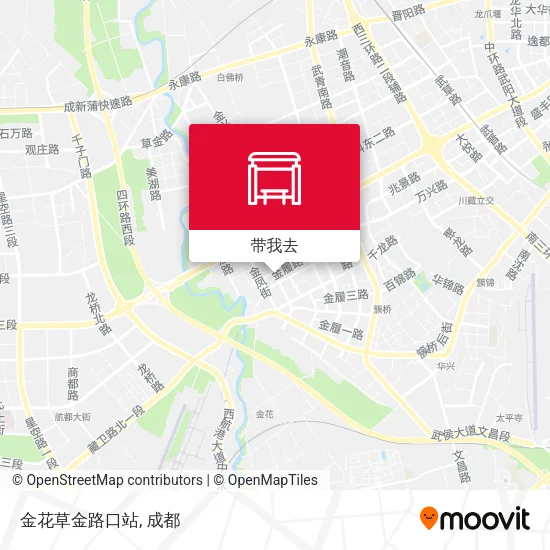 金花草金路口站地图