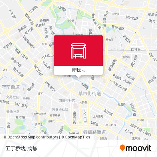 五丁桥站地图