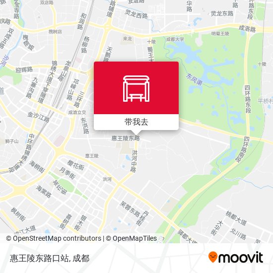 惠王陵东路口站地图