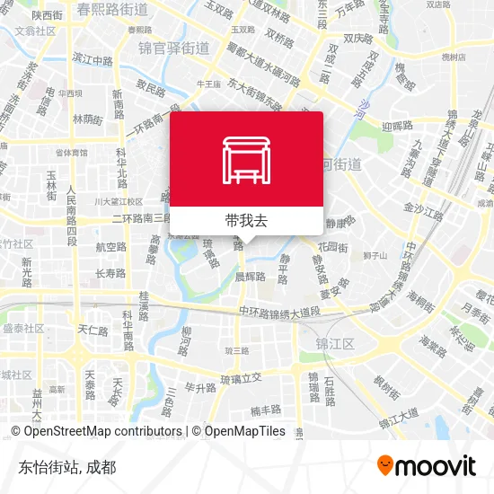 东怡街站地图