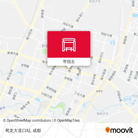 蜀龙大道口站地图