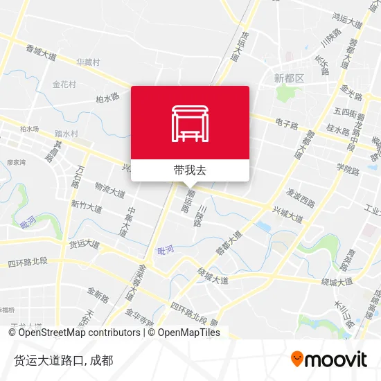 货运大道路口地图