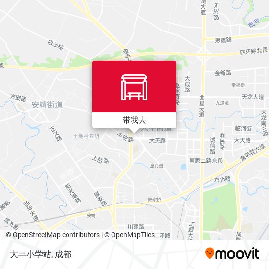 大丰小学站地图