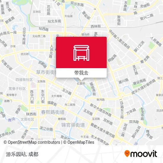 游乐园站地图