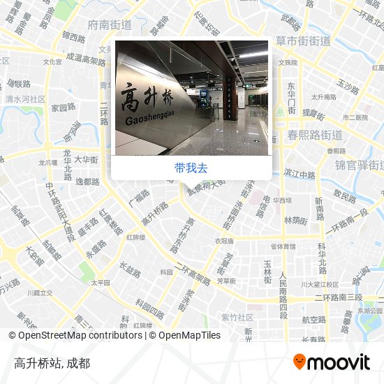 高升桥站地图