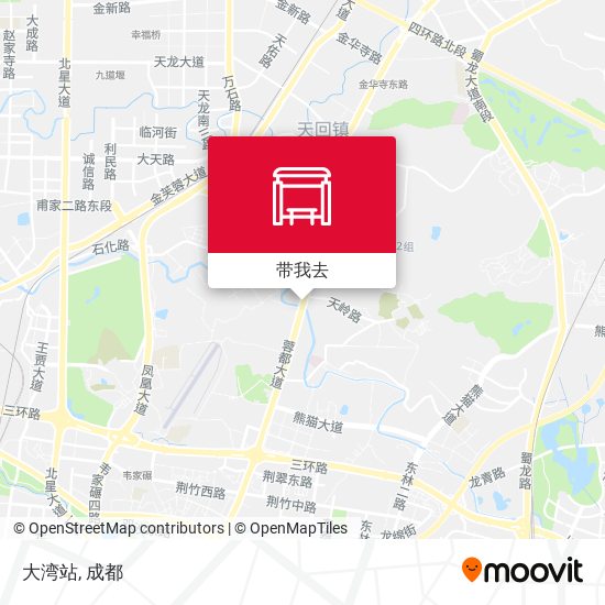 大湾站地图
