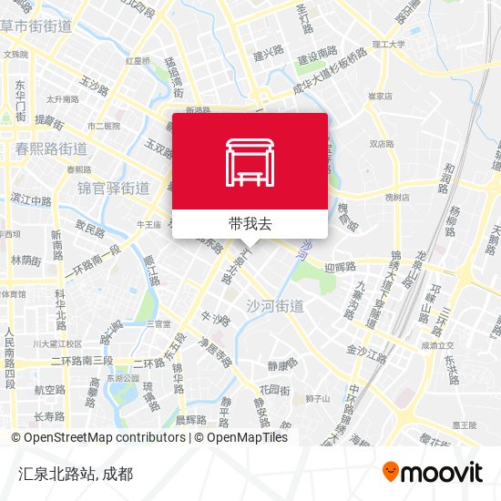 汇泉北路站地图