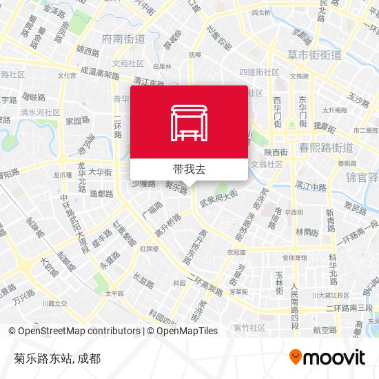 菊乐路东站地图