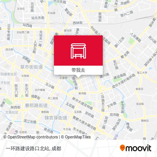 一环路建设路口北站地图
