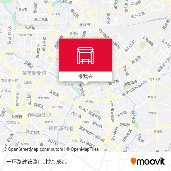 一环路建设路口北站地图