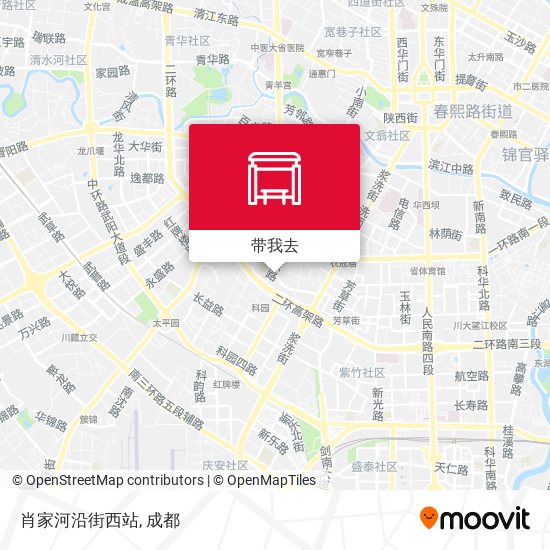 肖家河沿街西站地图
