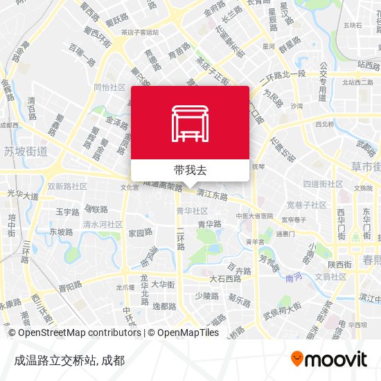 成温路立交桥站地图