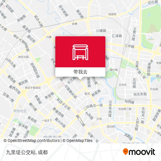 九里堤公交站地图