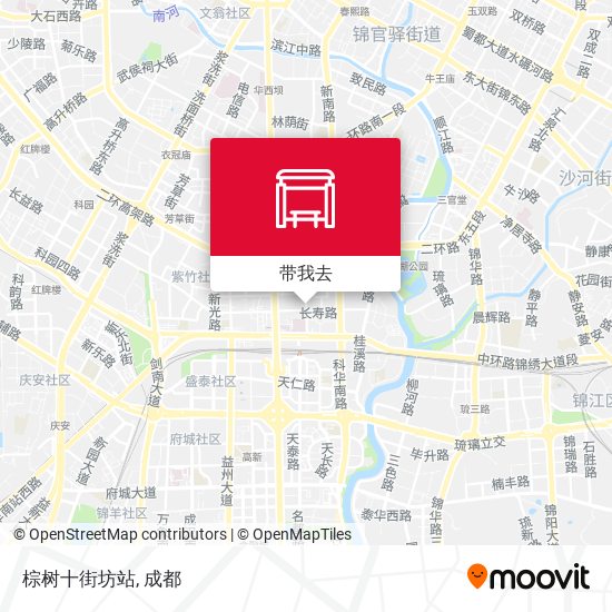 棕树十街坊站地图