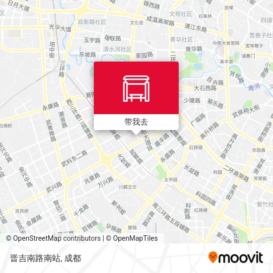 晋吉南路南站地图
