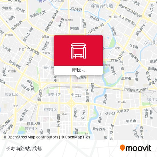长寿南路站地图