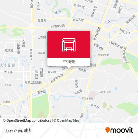 万石路南地图