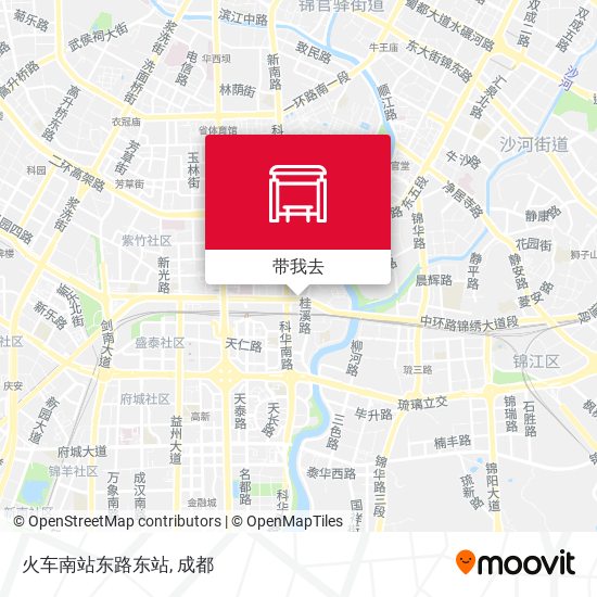 火车南站东路东站地图