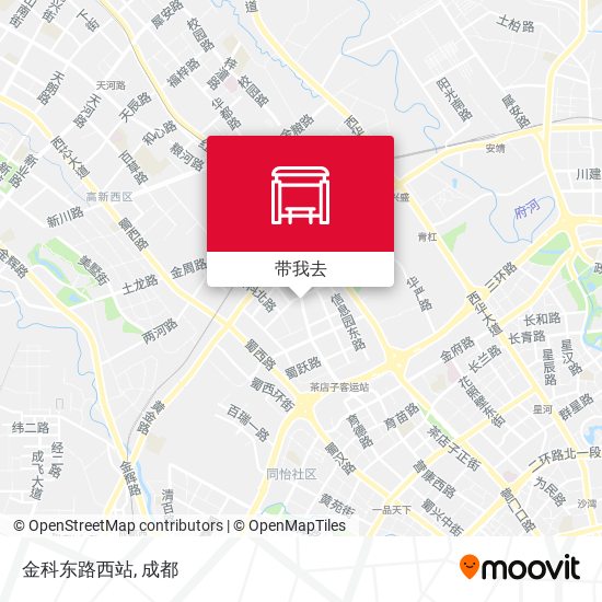 金科东路西站地图
