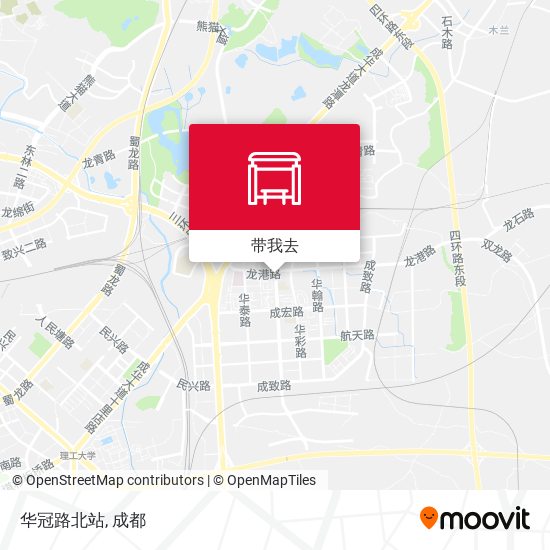 华冠路北站地图