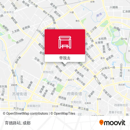 育德路站地图