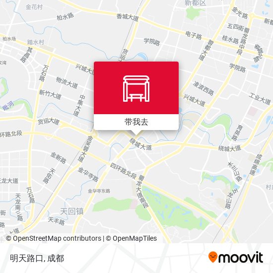 明天路口地图