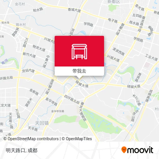 明天路口地图