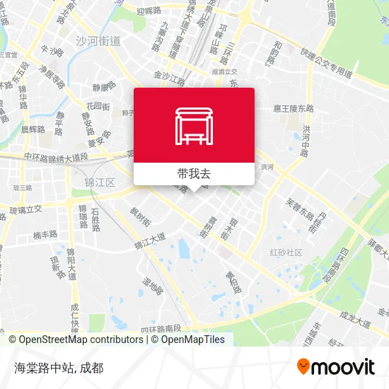 海棠路中站地图