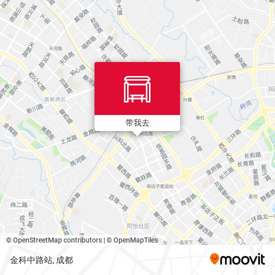 金科中路站地图