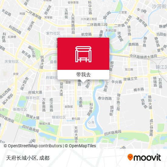天府长城小区地图