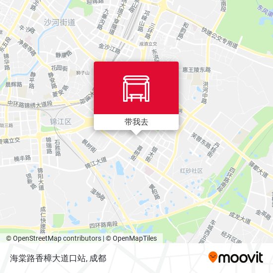 海棠路香樟大道口站地图