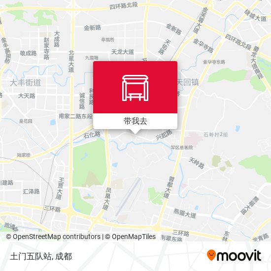 土门五队站地图