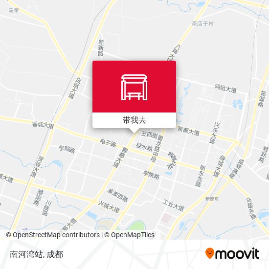 南河湾站地图