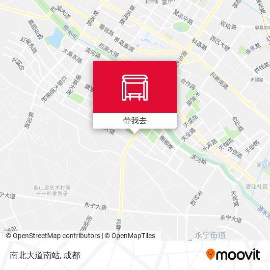 南北大道南站地图