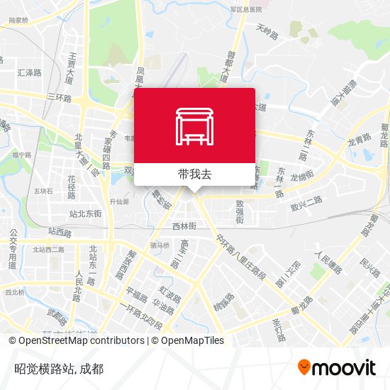 昭觉横路站地图