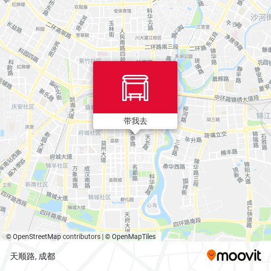 天顺路地图