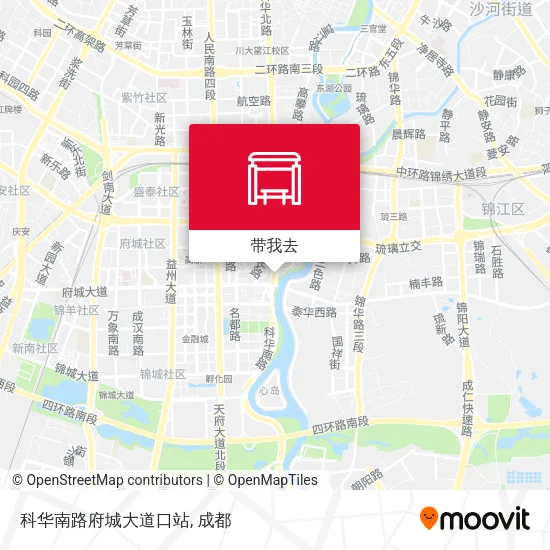 科华南路府城大道口站地图