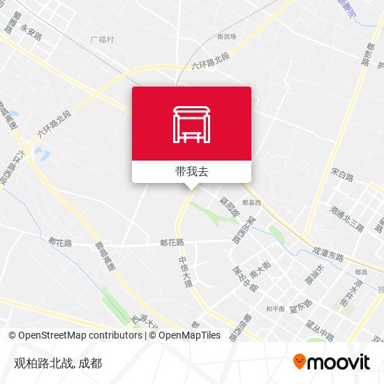 观柏路北战地图