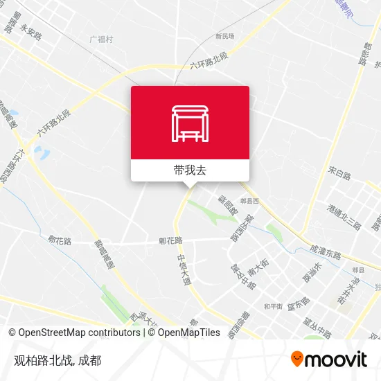 观柏路北战地图