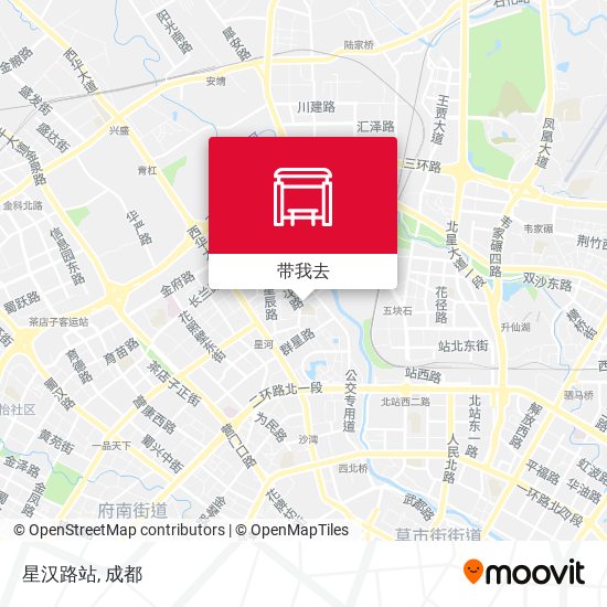 星汉路站地图