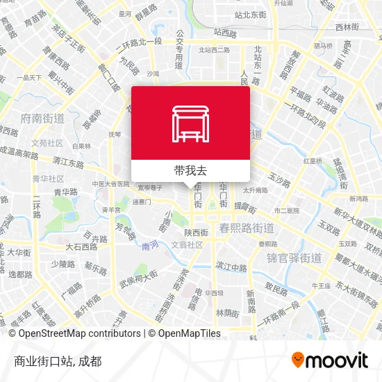 商业街口站地图