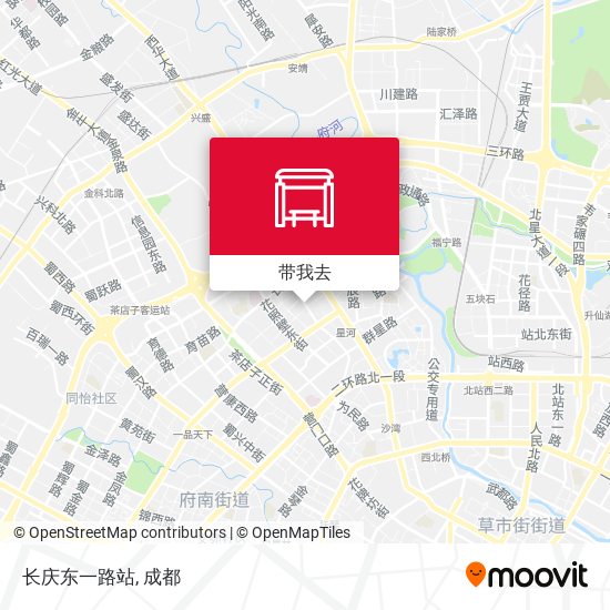 长庆东一路站地图