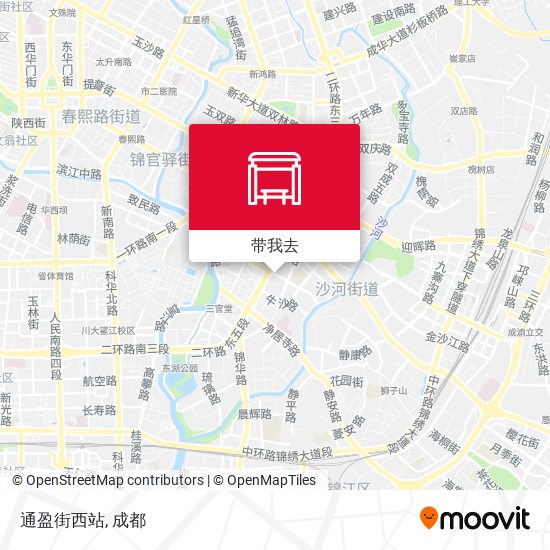 通盈街西站地图