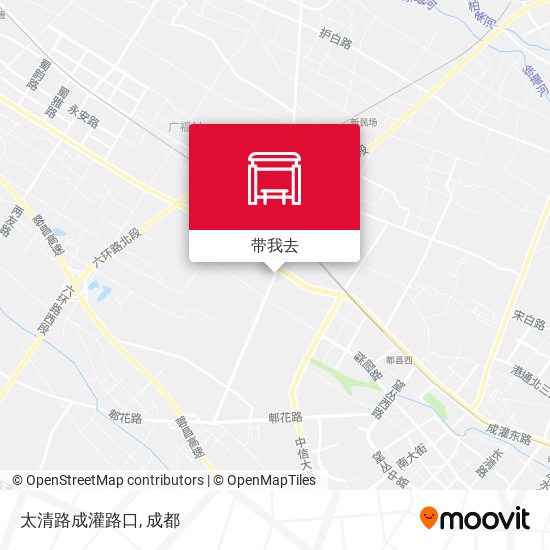 太清路成灌路口地图