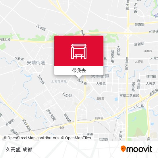 久高盛地图