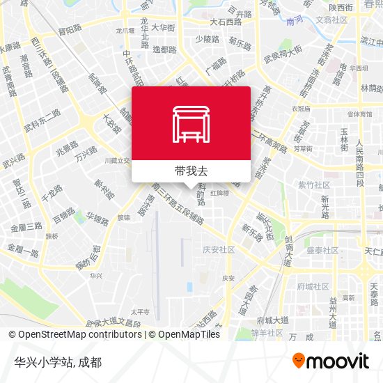 华兴小学站地图