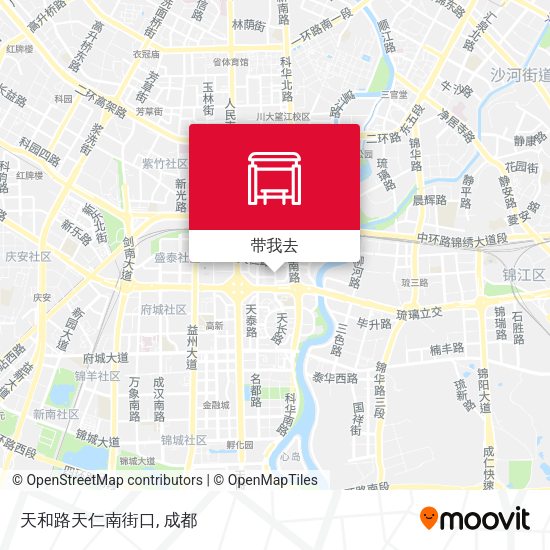 天和路天仁南街口地图